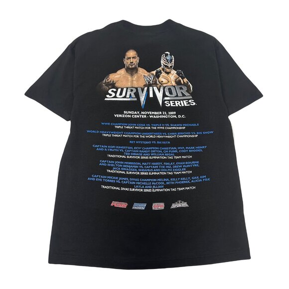 2009 WWE Survivor Series Wrestling Tee M - Picture 2 of 5